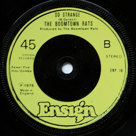The Boomtown Rats : Rat Trap (7", Single)