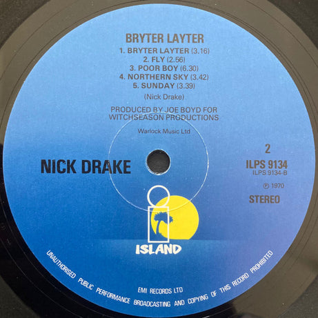 Nick Drake : Bryter Layter (LP, Album, RE)
