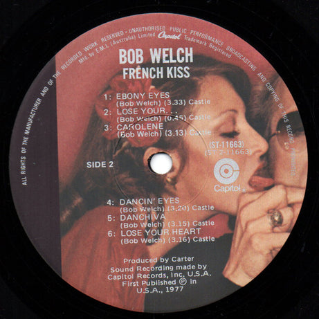 Bob Welch : French Kiss (LP, Album)
