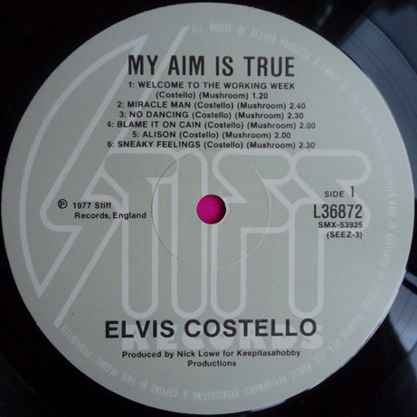 Elvis Costello : My Aim Is True (LP, Album)
