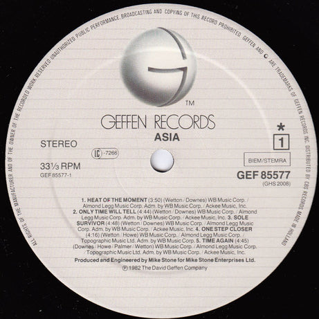 Asia (2) : Asia (LP, Album)