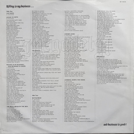 Megadeth : Killing Is My Business... And Business Is Good! (LP, Album)