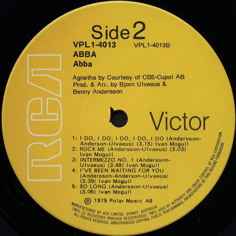 ABBA : ABBA (LP, Album, Yel)