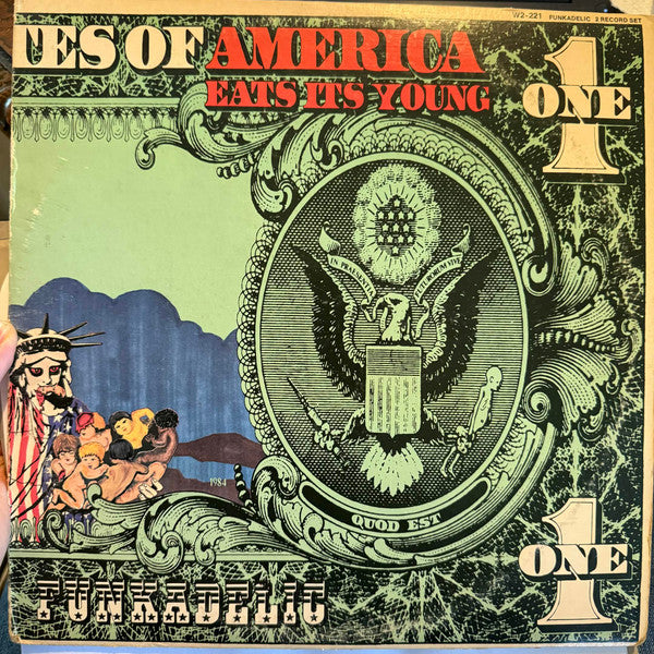 Funkadelic : America Eats Its Young (2xLP, Album, RE, Pit)