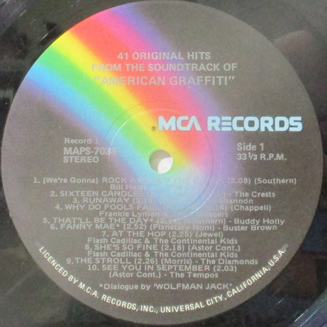 Various : 41 Original Hits From The Sound Track Of American Graffiti (2xLP, Comp, Gat)