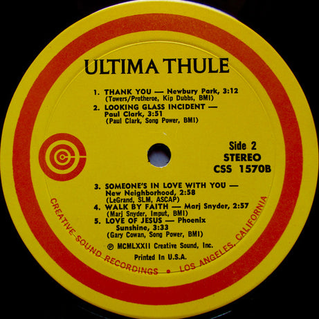 Various : Ultima Thule (LP, Album, Comp)