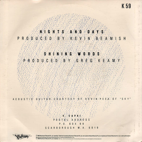 V Capri : Nights And Days (7", Single)