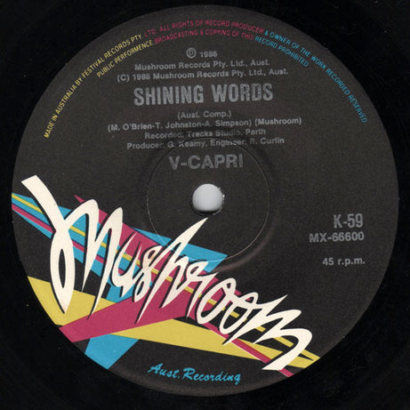 V Capri : Nights And Days (7", Single)