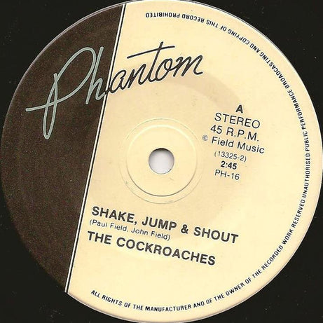 The Cockroaches : Shake, Jump & Shout (7", EP)