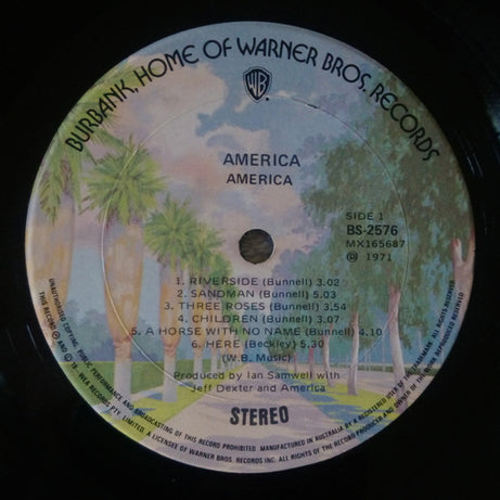 America (2) : America (LP, Album, RE)