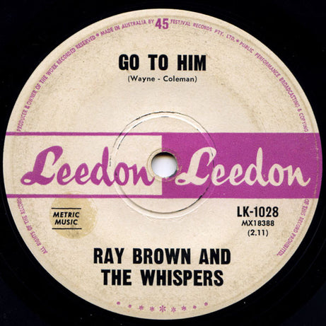 Ray Brown & The Whispers : Fool, Fool, Fool (7", Single)