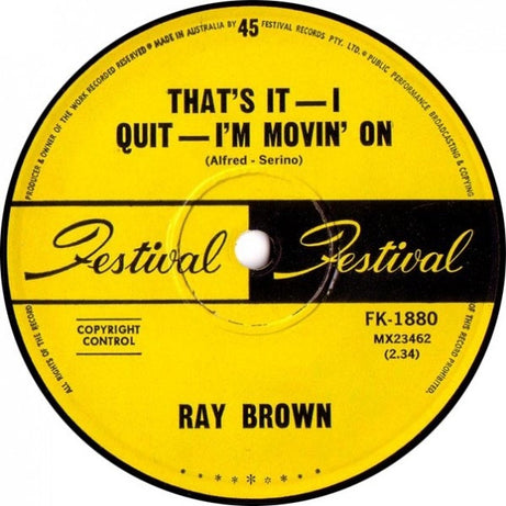 Ray Brown (4) : Ivor The Engine Driver (7", Single)