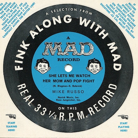 Mike Russo (4) : She Lets Me Watch Her Mom And Pop Fight (Flexi, 5", S/Sided, Mono, Card)