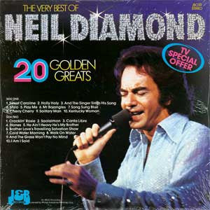 Neil Diamond : Neil Diamond 20 Golden Greats (LP, Comp)