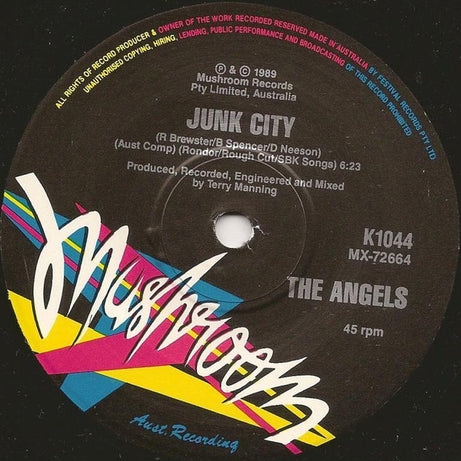 The Angels : Let The Night Roll On (7", Single, Ltd)