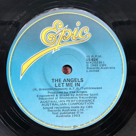 The Angels : Eat City (7", Single)