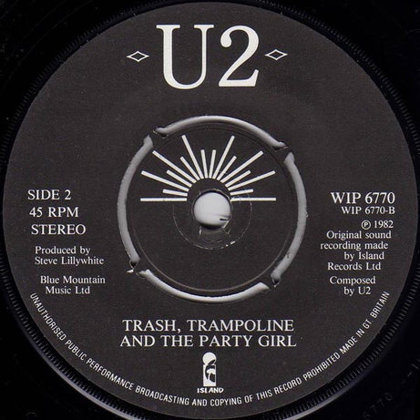 U2 : A Celebration (7", Single)