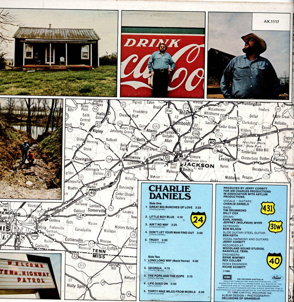 Charlie Daniels : Charlie Daniels (LP, Album, RE)