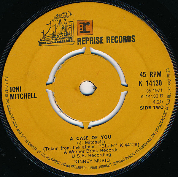 Joni Mitchell : California (7")