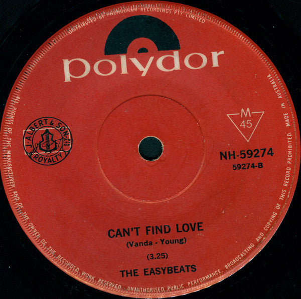 The Easybeats : St. Louis  (7", Single)