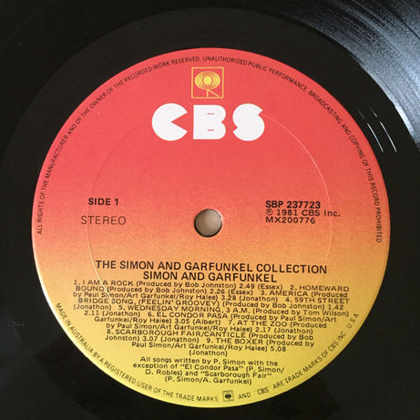 Simon & Garfunkel : The Simon And Garfunkel Collection (LP, Comp)