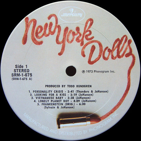 New York Dolls : New York Dolls (LP, Album, San)