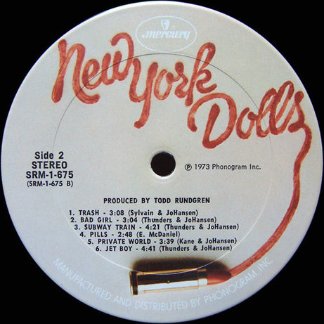 New York Dolls : New York Dolls (LP, Album, San)