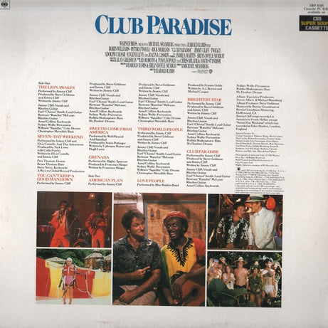 Various : Club Paradise - Original Motion Picture Soundtrack (LP, Comp)