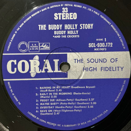 Buddy Holly : The Buddy Holly Story (LP, Comp, RE)