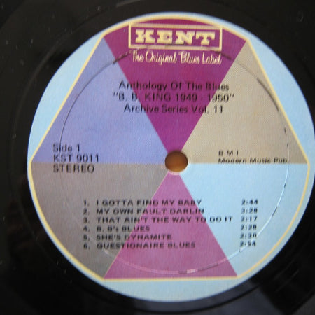 B.B. King : B. B. King, 1949 - 1950 (LP, Comp, Gat)