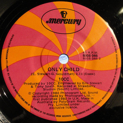 10CC : One-Two-Five (7")