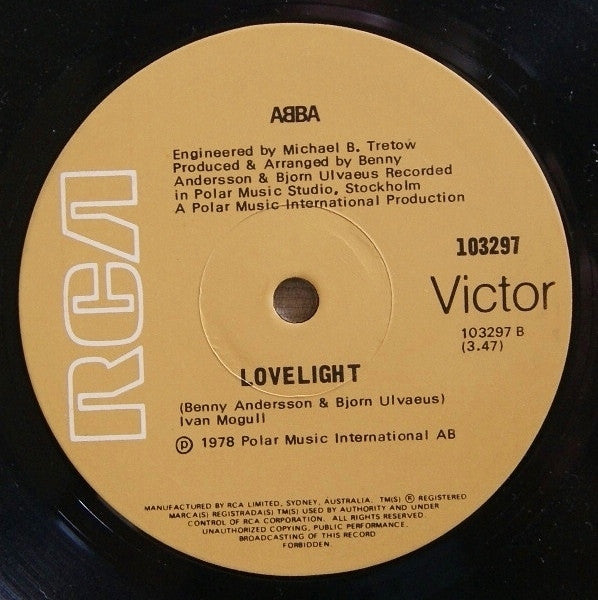 ABBA : Chiquitita (7", Single)