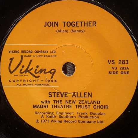 Steve Allen (4) With The New Zealand Maori Theatre Trust : Join Together  (7", Single)
