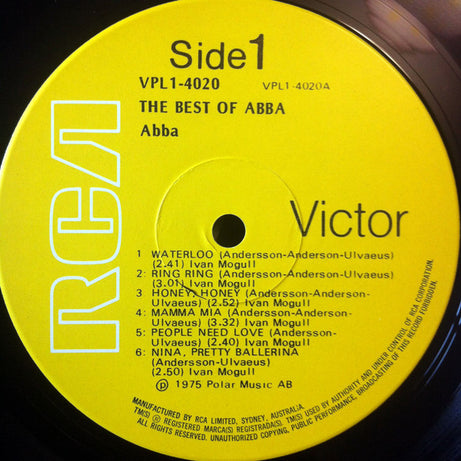 ABBA : The Best Of ABBA (LP, Comp)