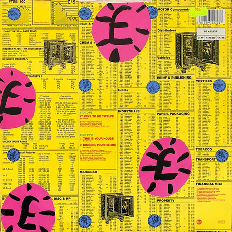 The Blow Monkeys : It Pays To Be Twelve (12", Single)