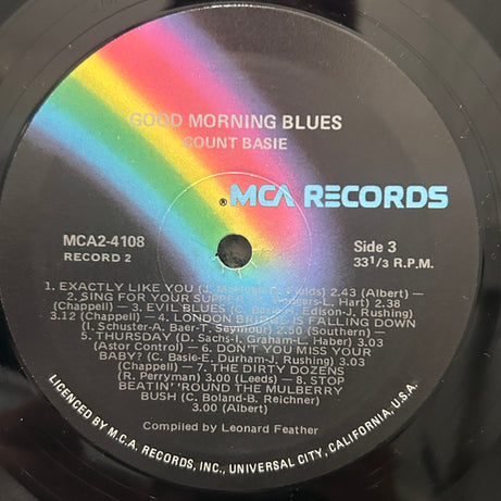 Count Basie Orchestra Featuring Jimmy Rushing, Helen Humes : Good Morning Blues (2xLP, Comp)