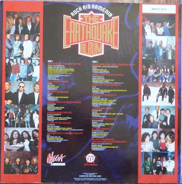 Rock Aid Armenia / Various : The Earthquake Album (LP, Comp)