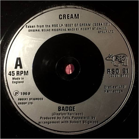Cream (2) : Badge (7", Single)