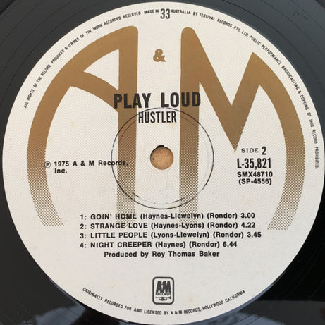 Hustler (9) : Play Loud (LP)