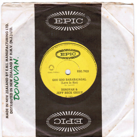 Donovan & Jeff Beck Group : Goo Goo Barabajagal (Love Is Hot) (7", Single)
