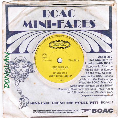 Donovan & Jeff Beck Group : Goo Goo Barabajagal (Love Is Hot) (7", Single)