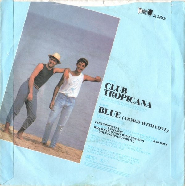 Wham! : Club Tropicana (7", Single, Inj)