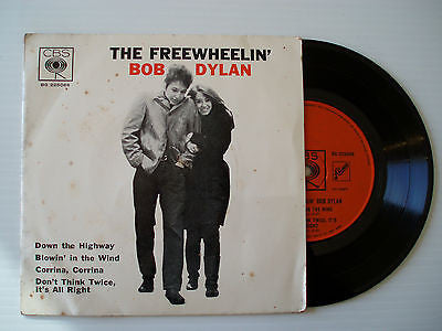 Bob Dylan : The Freewheelin' Bob Dylan (7", EP, Mono)