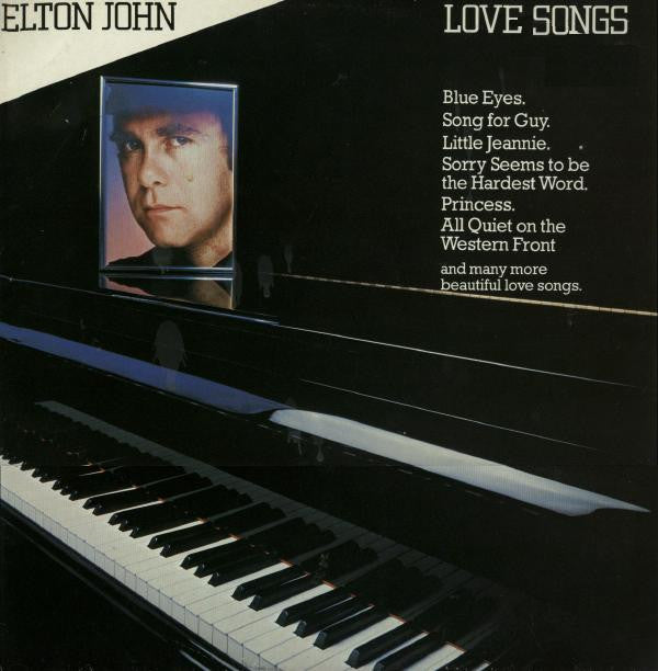 Elton John : Love Songs (LP, Comp)