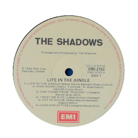 The Shadows : Life In The Jungle (LP, Album)