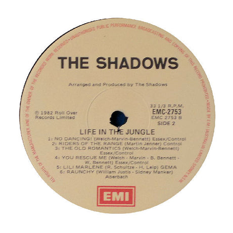 The Shadows : Life In The Jungle (LP, Album)