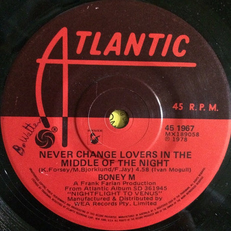Boney M* : Rasputin (7", Single)