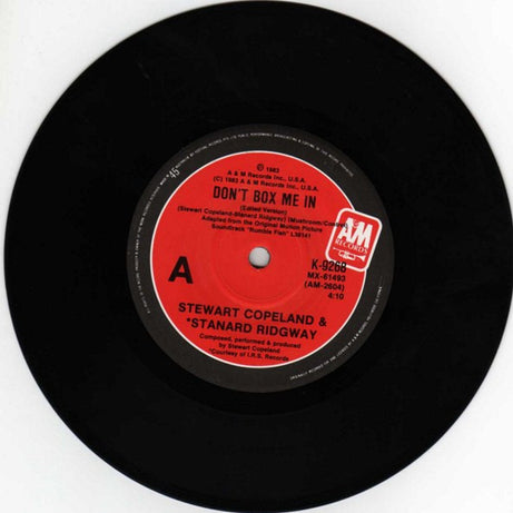 Stewart Copeland & Stan Ridgway : Don't Box Me In (7", Single)