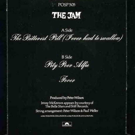 The Jam : The Bitterest Pill (I Ever Had To Swallow) (7", Single, Fre)