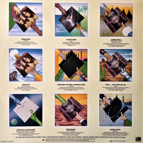 Emerson, Lake & Palmer : The Best Of Emerson Lake & Palmer (LP, Comp)